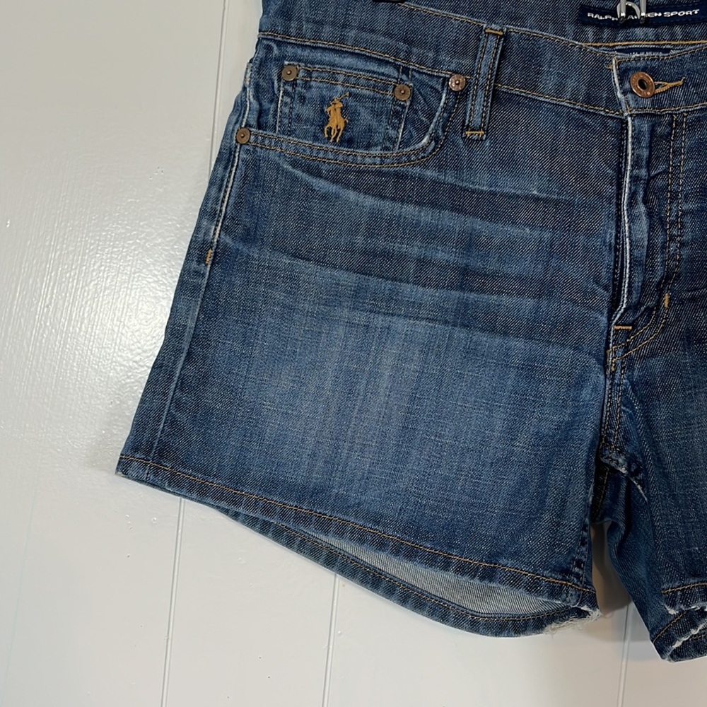 Ralph Lauren Sport denim jean shorts - Picture 2 of 9